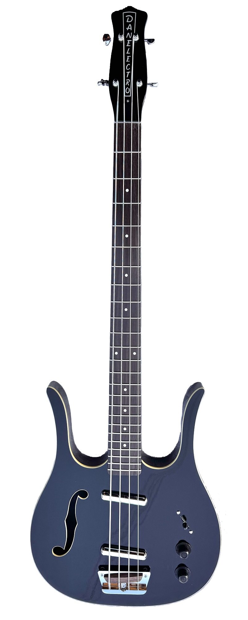 Danelectro 58 Longhorn Bass Hot Rod Black