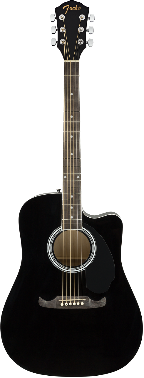 FA-125CE Dreadnought Black - Westerngitarre