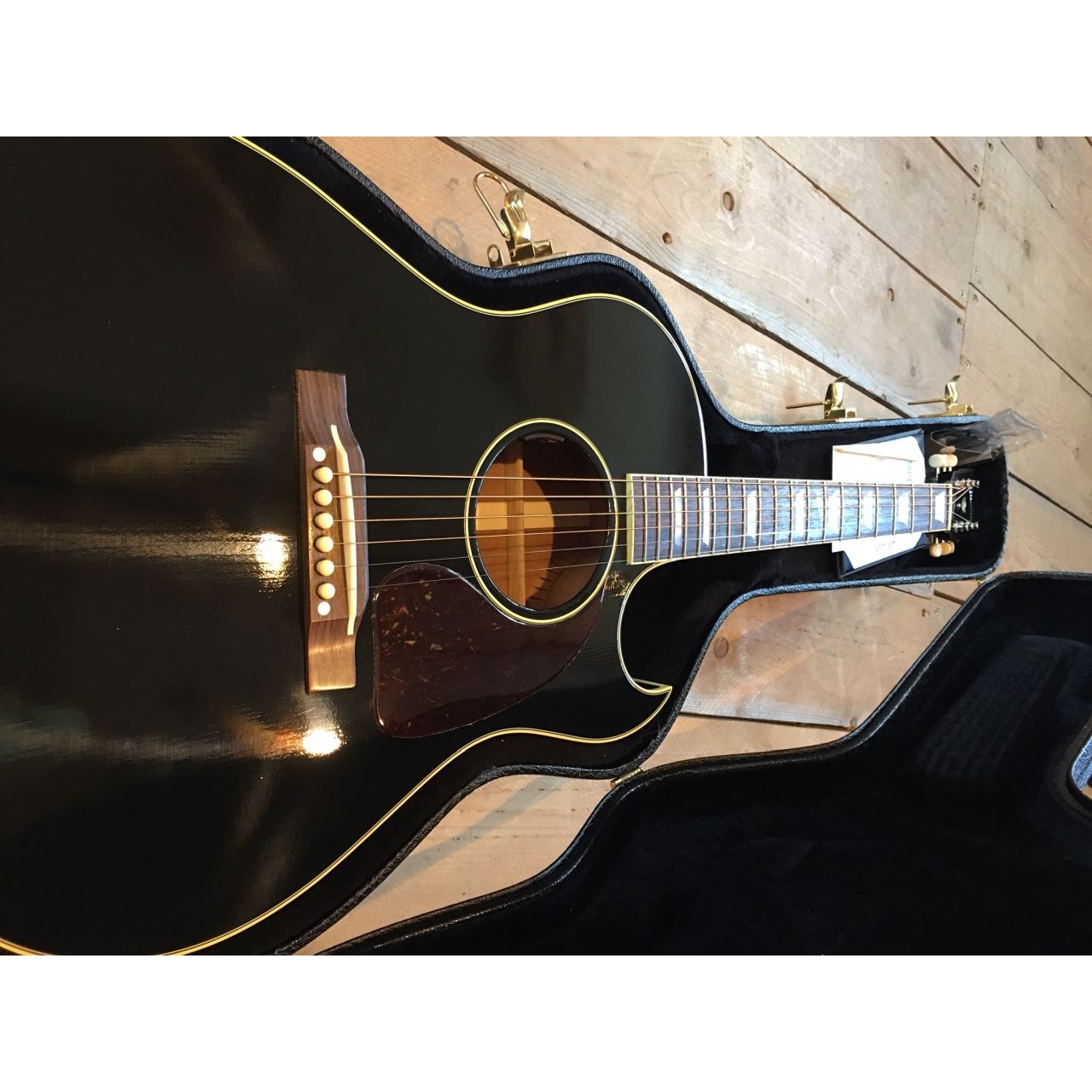 1950s CF100 Ebony Limited Edition - Westerngitarre mit Tonabnehmer