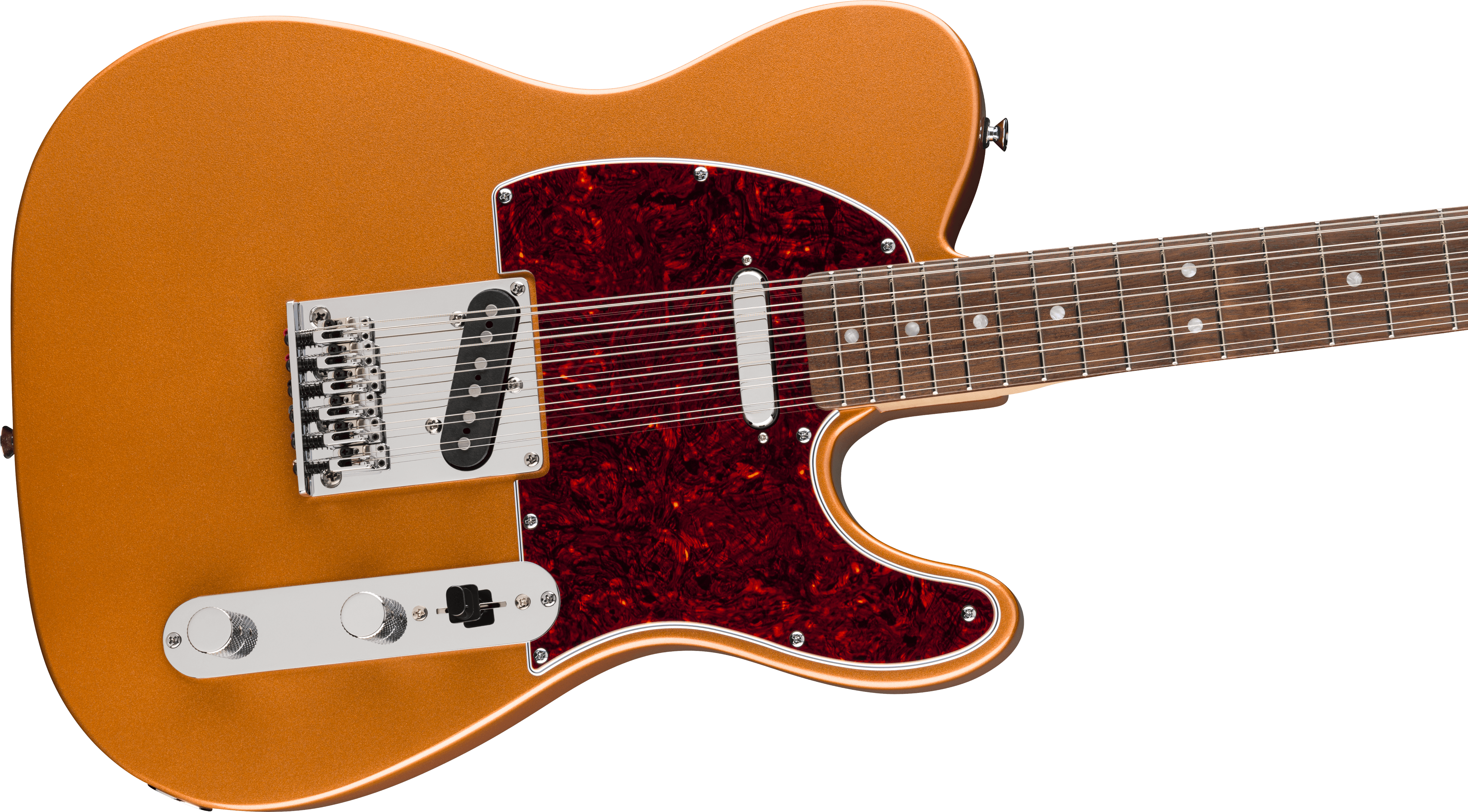 Paranormal Troy Van Leeuwen Telecaster XII Copper E-Gitarre