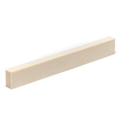 TUSQ LQ-9025-10 - Acoustic Guitar Saddle, Flat, Blank Slab, 1/4" thick - Luthier's Pack, 10 pcs.