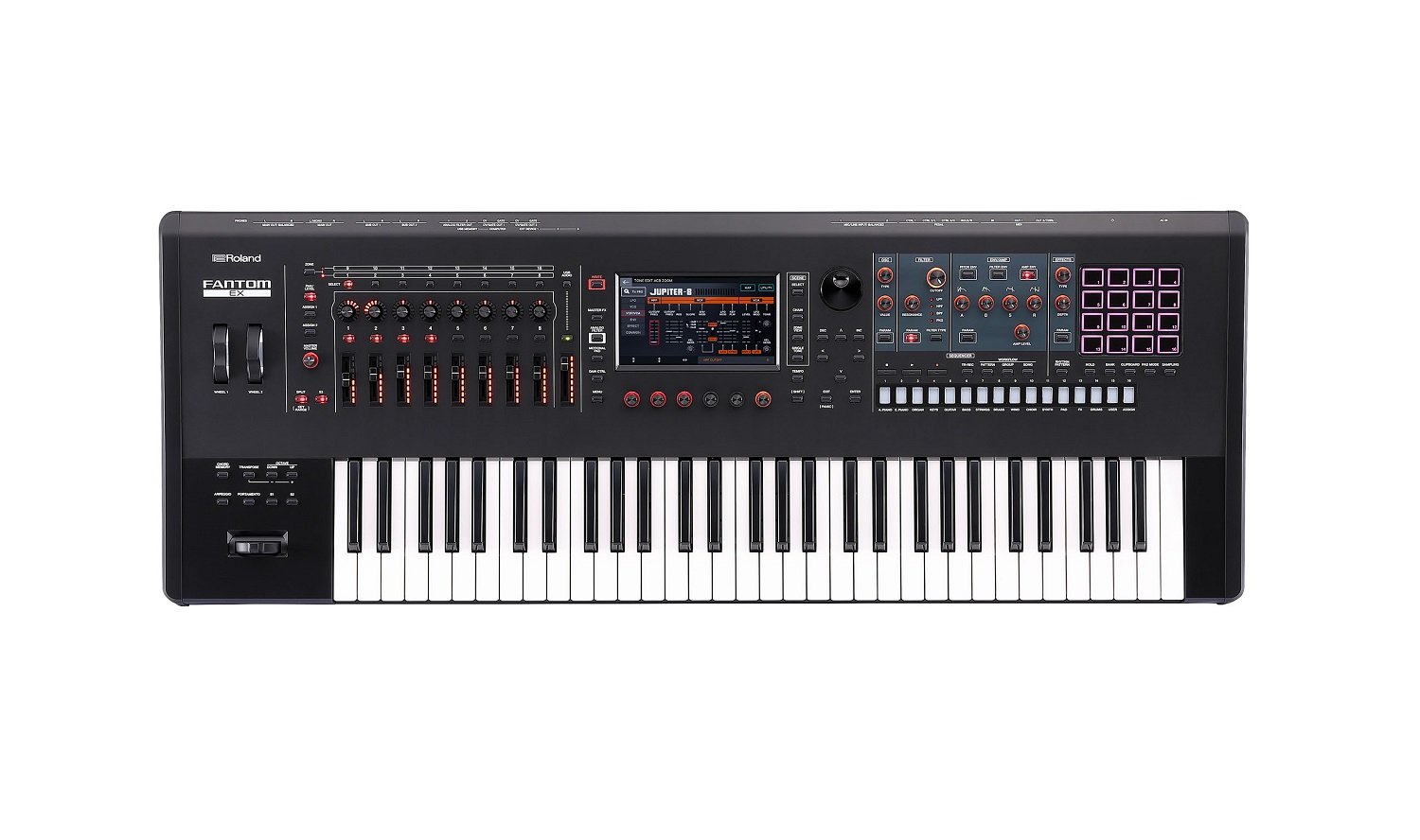 ROLAND Fantom 6 EX  Ansicht von oben 