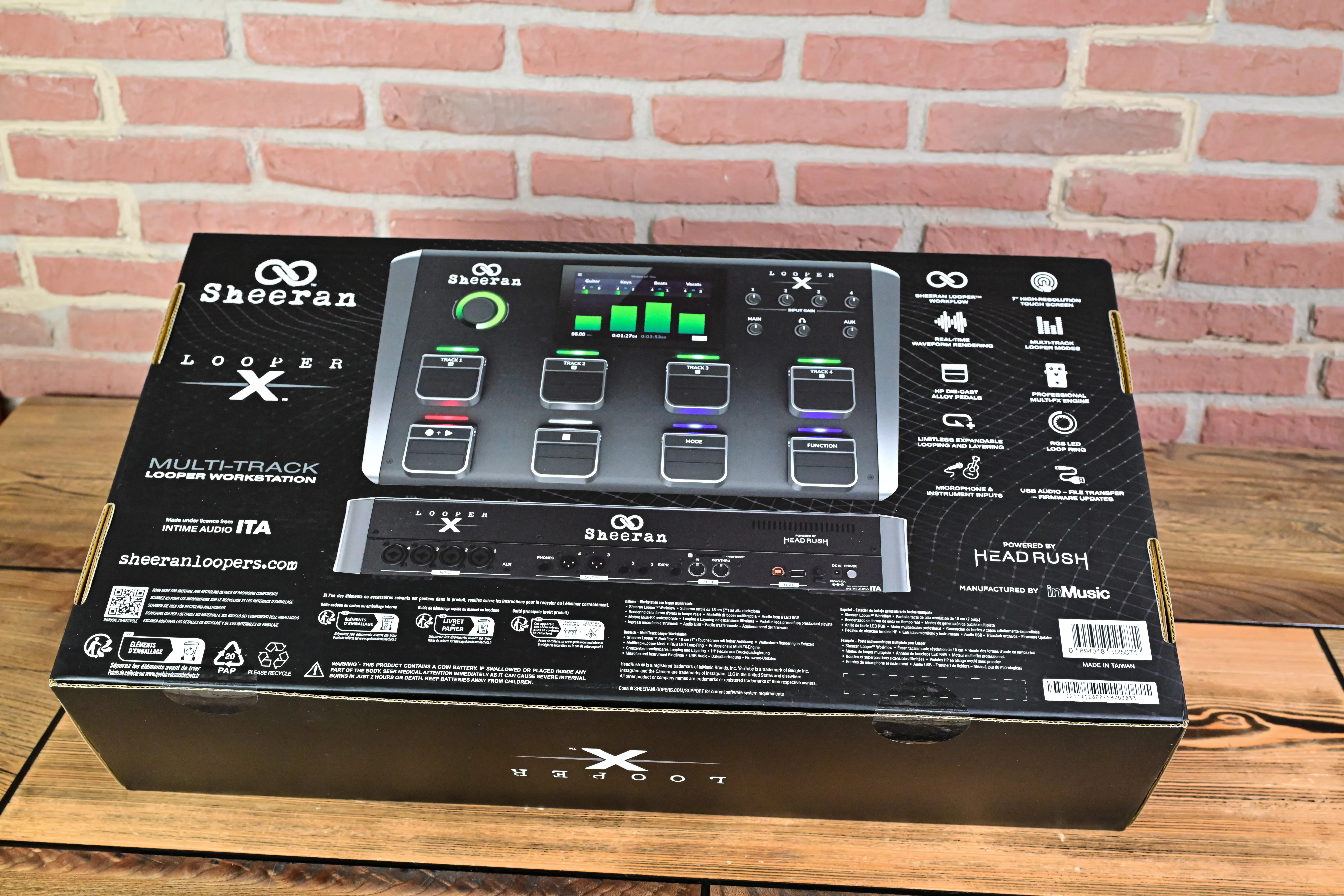 Sheeran Looper X – Professionelle Premium Multi-Track Looper Workstation