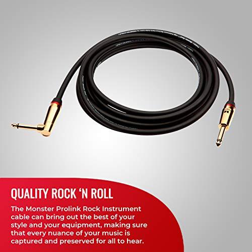 Monster Prolink Rock 8 in. angled 1/4 plugs
