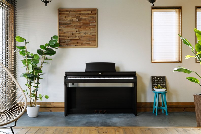 CN-201 Digitalpiano Schwarz Satiniert