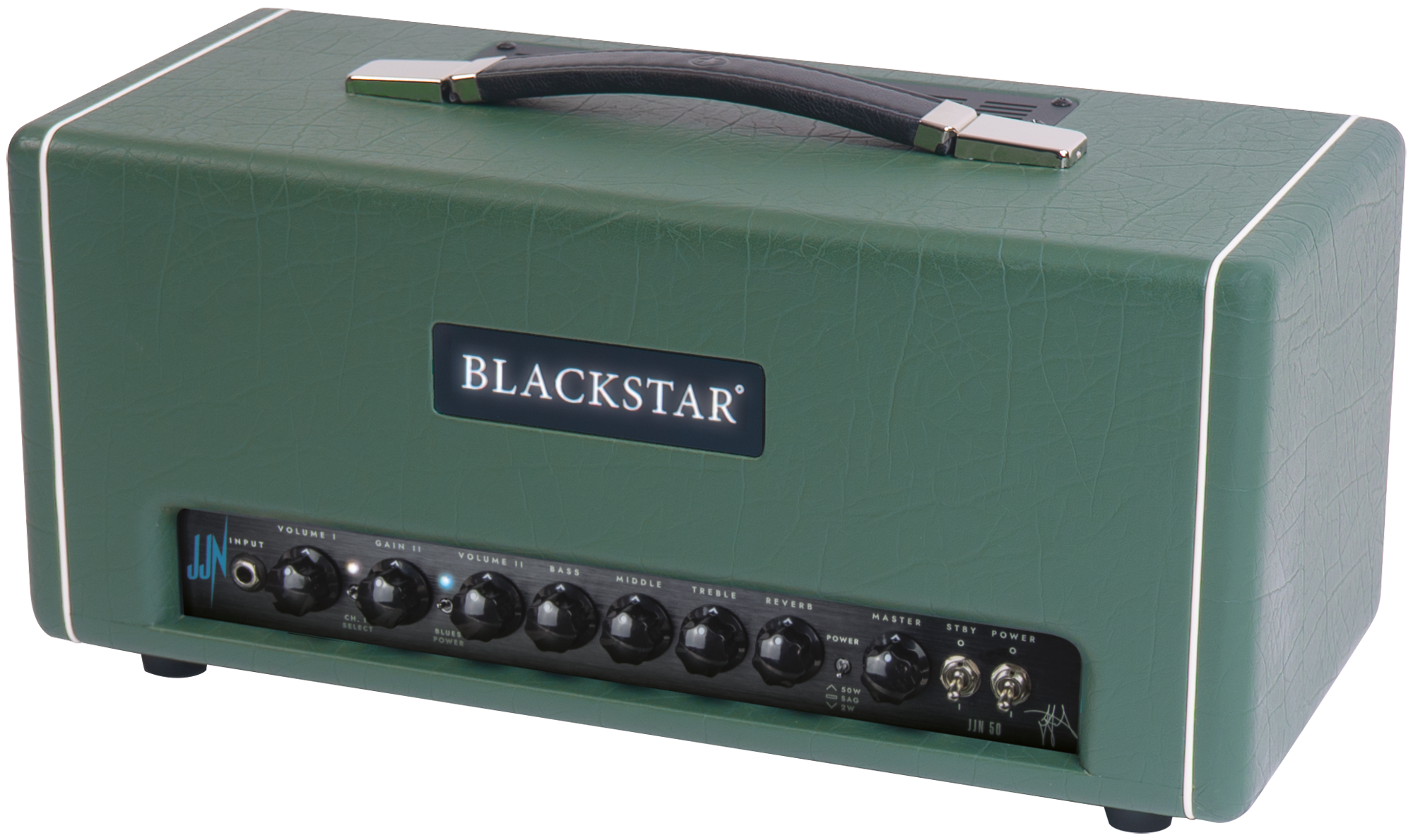 St. James JJN 50H, Jared James Nichols Signature Tube Amp 50W, Racing Green