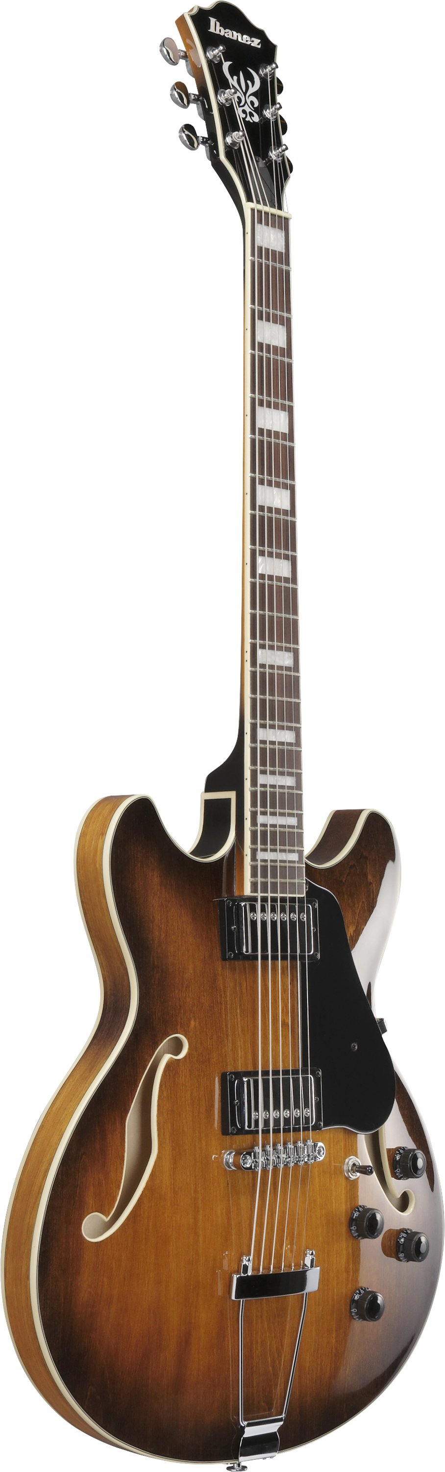 AS7328-TBC Baritone Semi-Hollow Gitarre Tobacco Brown