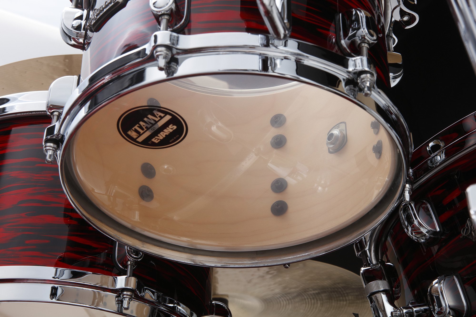 Starclassic Maple Shell Kit 4 tlg. - Red Oyster/Chrom Hardware