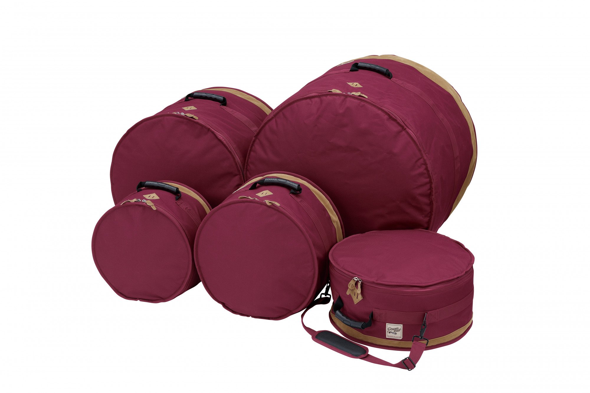 Powerpad Series Drum Set Bags - Wine Red (Versandrückläufer)