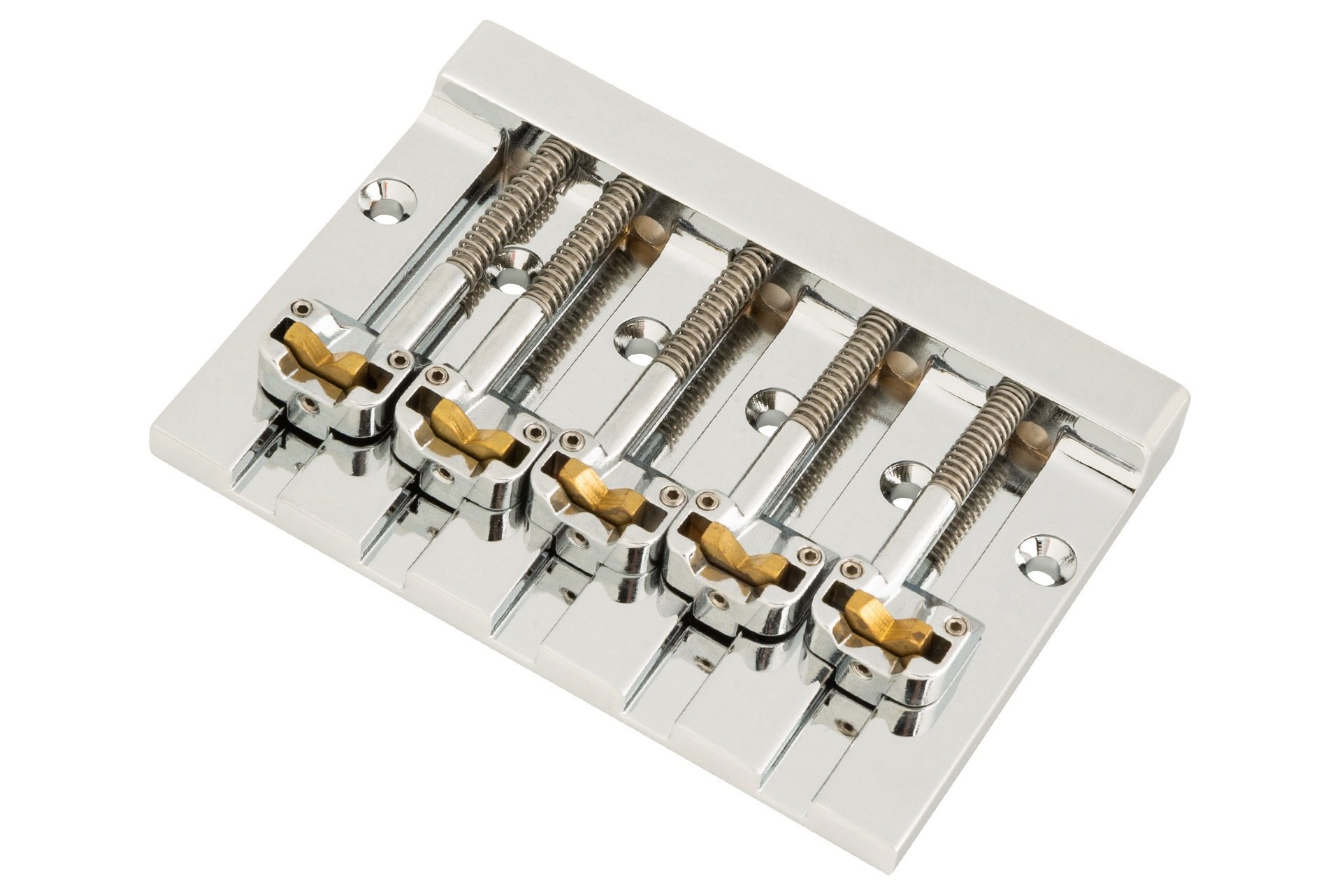 HIPSHOT 5 String KickAss Bass Bridge - Mounting Style I - Nickel