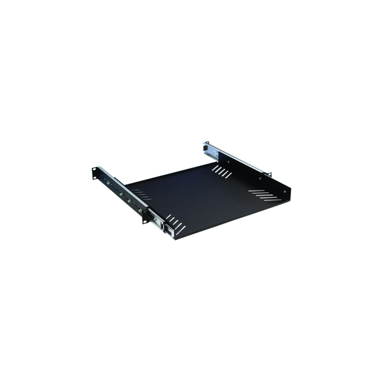 87556 - 19" Rackwanne 1 HE mit Auszugsschienen