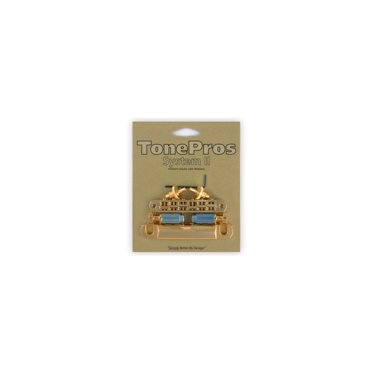 LPS02 - Bridge and Tailpiece Set - Gold
