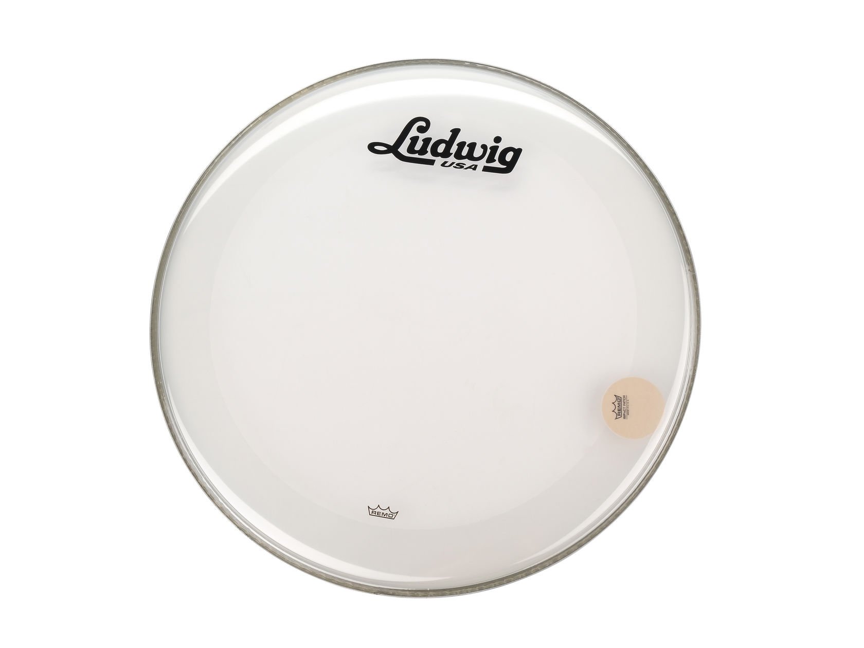 Powerstroke 3 Bass Drumhead 22" Resonant Clear - Vintage Ludwig Logo
