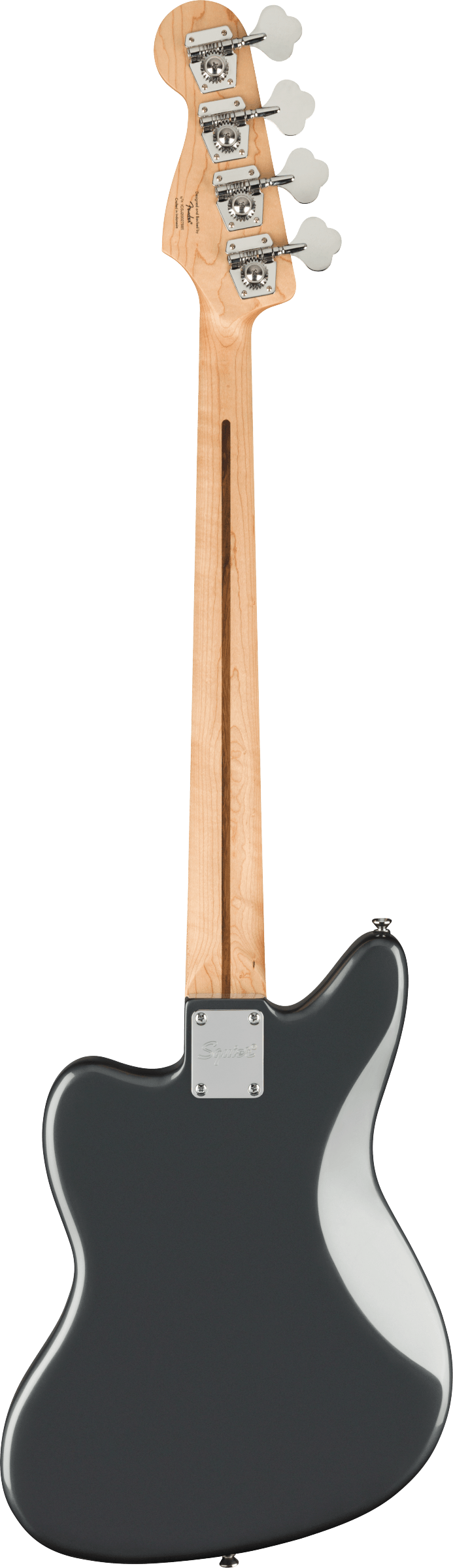 Affinity Series™ Jaguar® Bass H, Laurel Fingerboard, Charcoal Frost Metallic