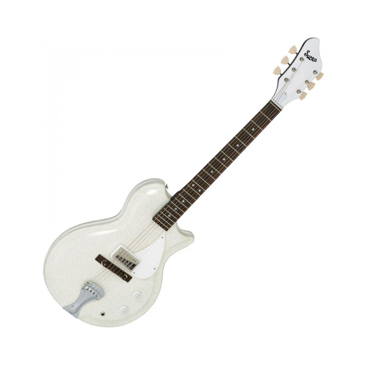 Belmont Sparkle White - E-Gitarre