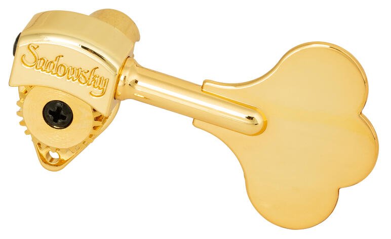 Light Machinehead with Open Gear - Gold - Left (Bass) Side