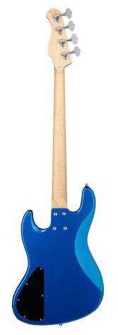 MetroExpress 21-Fret Vintage J/J Bass, Maple Fingerboard, 4-String - Solid Ocean Blue Metallic High 