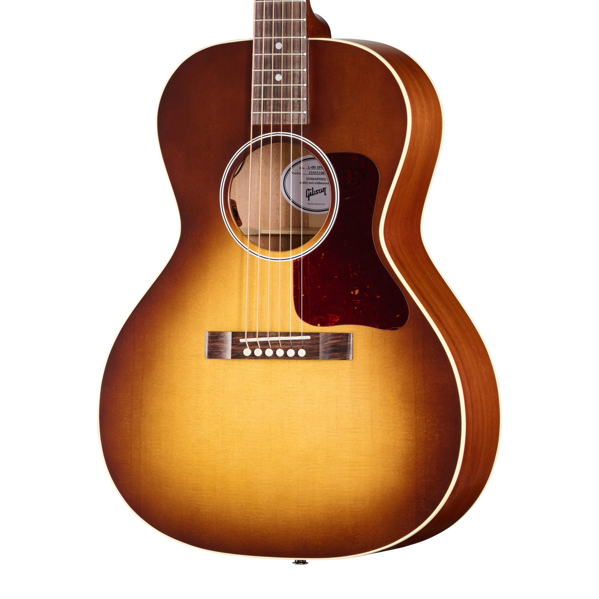 Akustikgitarre, Stahlsaitengitarre, Sunburst, Tropfenform, Schlagbrett