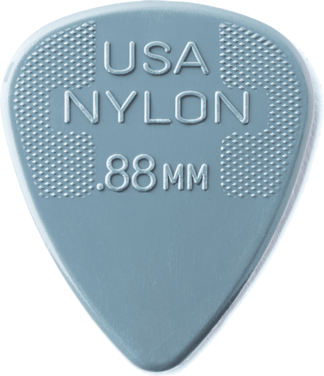 Nylon Standard Picks, Player's Pack, 12 pcs., dark grey, 0.88 mm