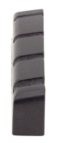 Black TUSQ XL PT-1238-60 - Slotted Bass Nut, 4-String (38 x 6 mm) - Electric, Rounded, Flat