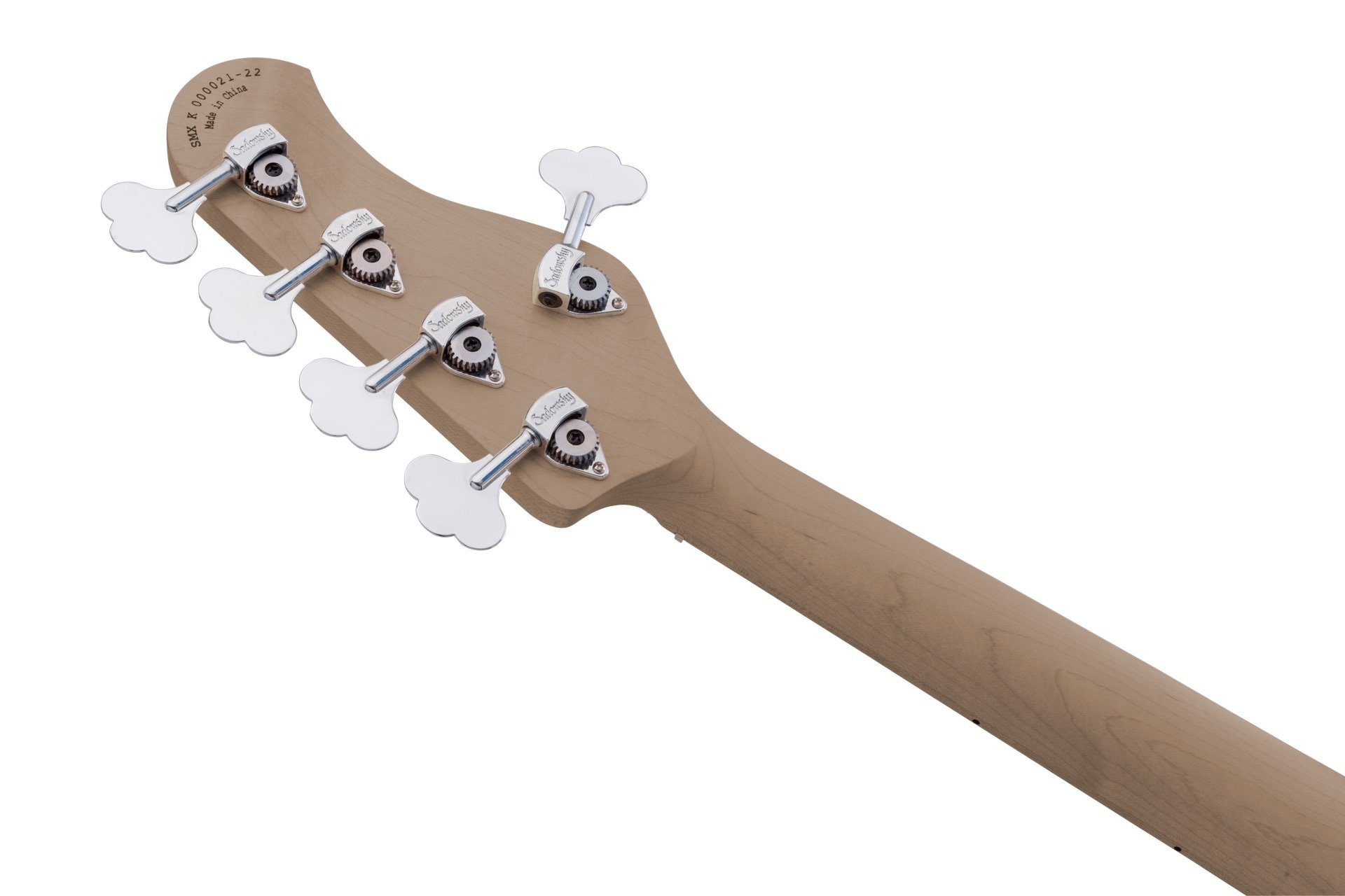 MetroExpress 21-Fret Hybrid P/J Bass, Roasted Maple Fingerboard, Lefthand, 5-String - Solid Black Hi