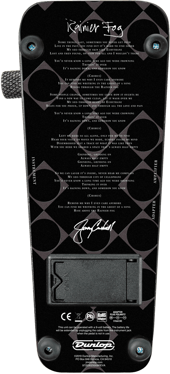 Jerry Cantrell Rainier Fog Cry Baby Wah