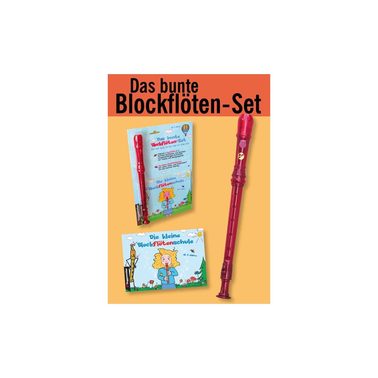 Buntes Blockflöten-Set