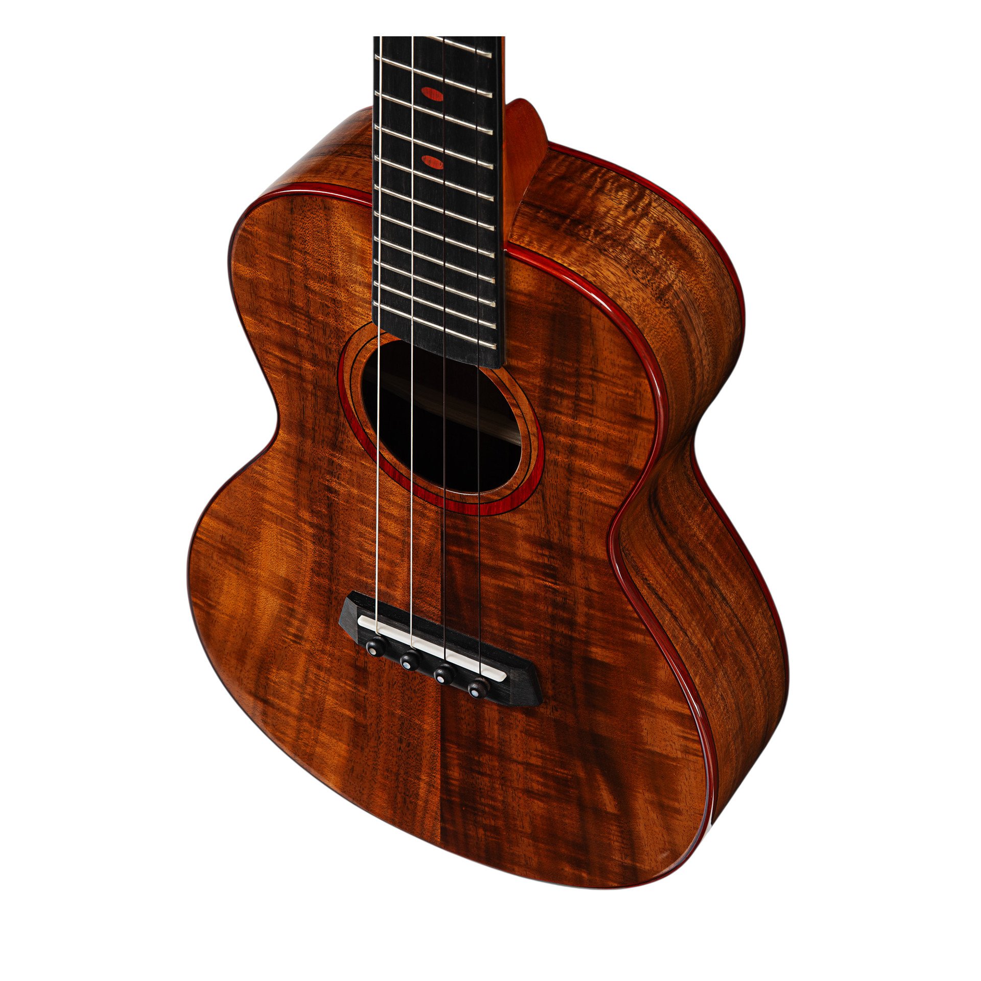 KA-POI-ACA-T Tenor Ukulele All Solid Acacia Poi Pounder with Bag