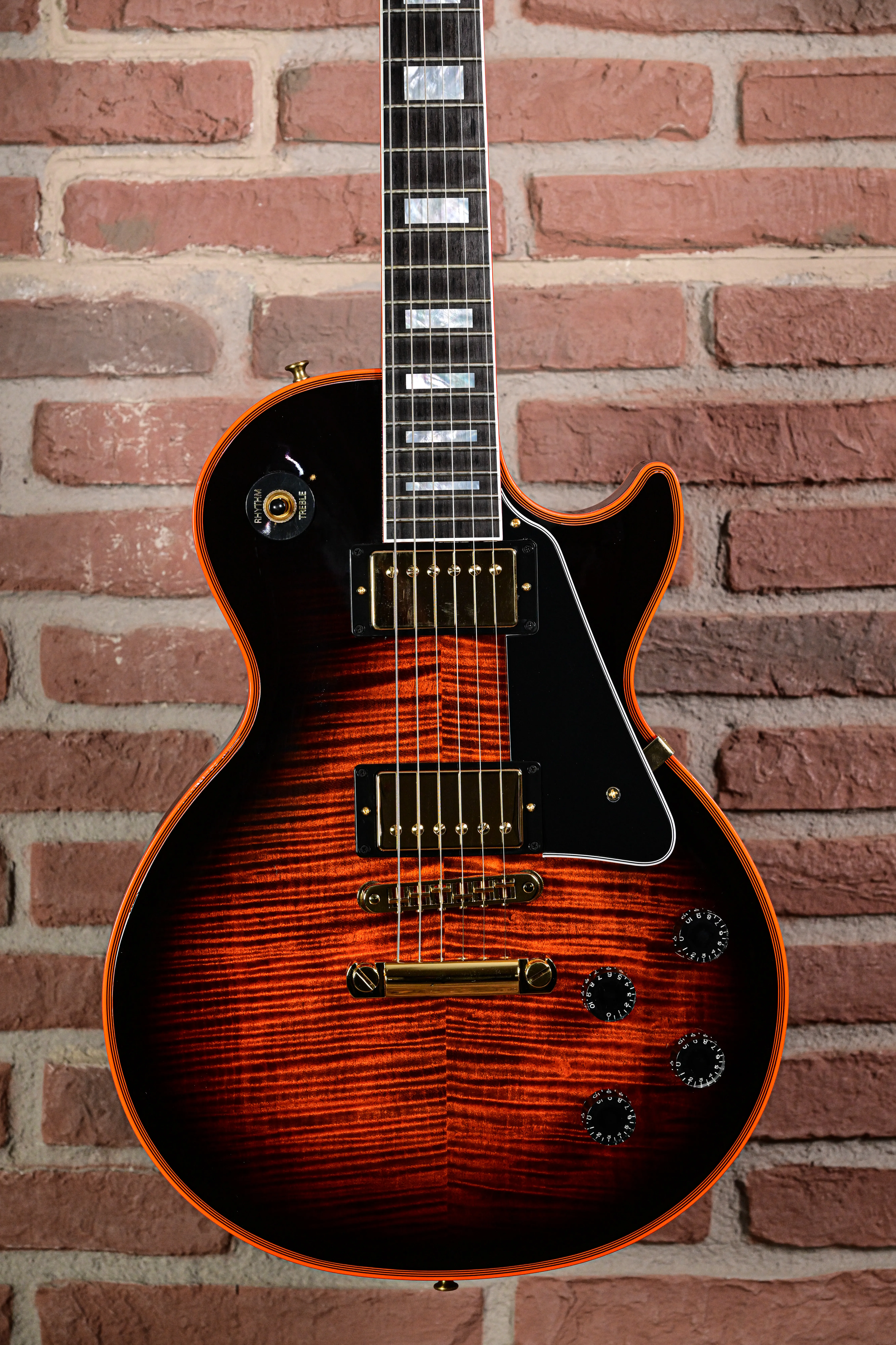 Les Paul Custom Widow Figured Orange Burst M2M Custom Shop