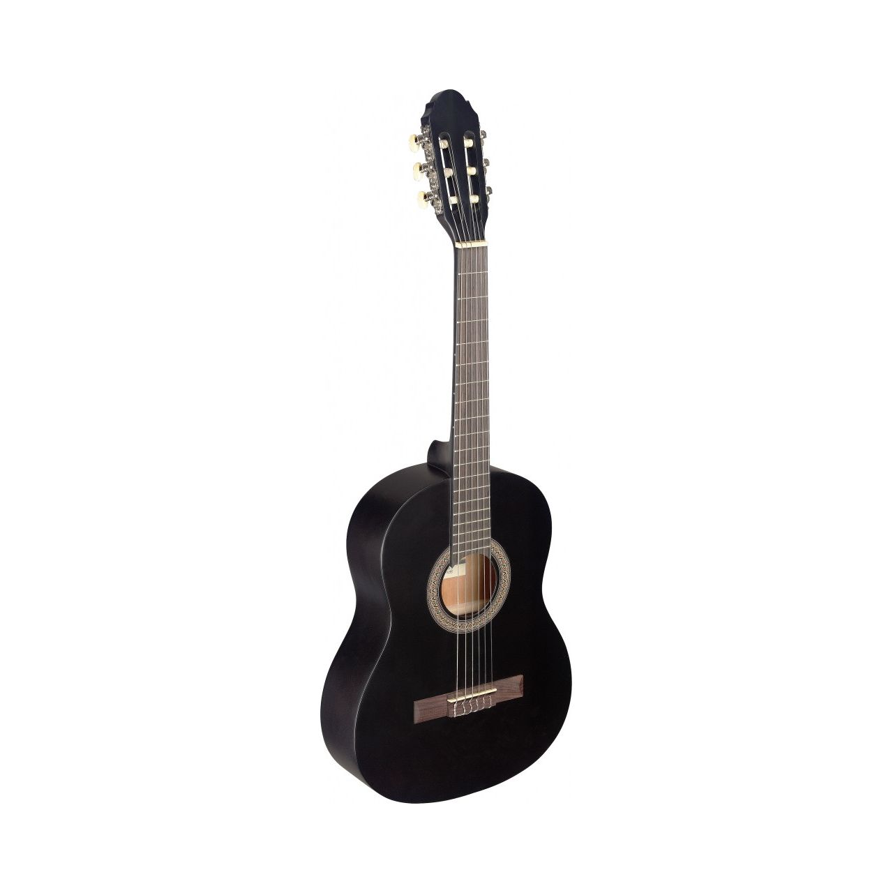 C430 M BLK 3/4 Konzertgitarre, schwarz matt