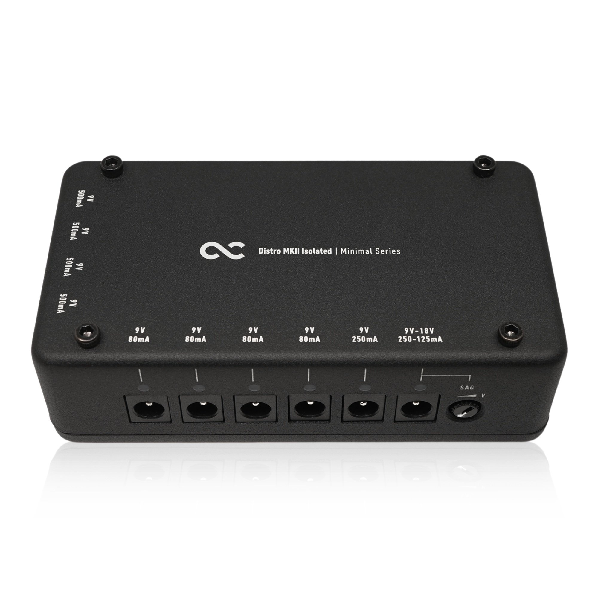 Minimal Series Distro MKII Isolated - Power Distributor, Black
