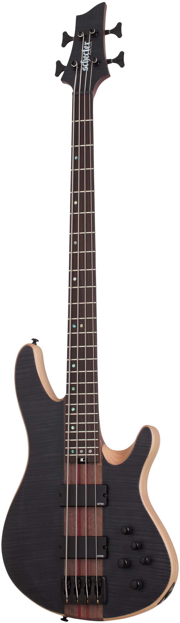 Charles Berthoud CB-4 See-Thru Black Satin E-Bass