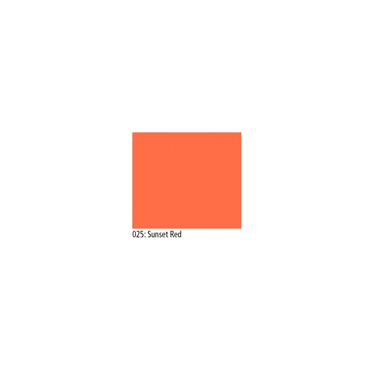LEE-Filters, Nr. 025, Sunset Red, Rolle 762x122cm