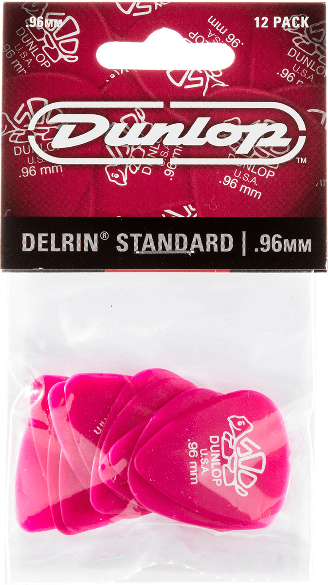 Delrin 500 Standard Players Picks 12 Stück 0,96mm
