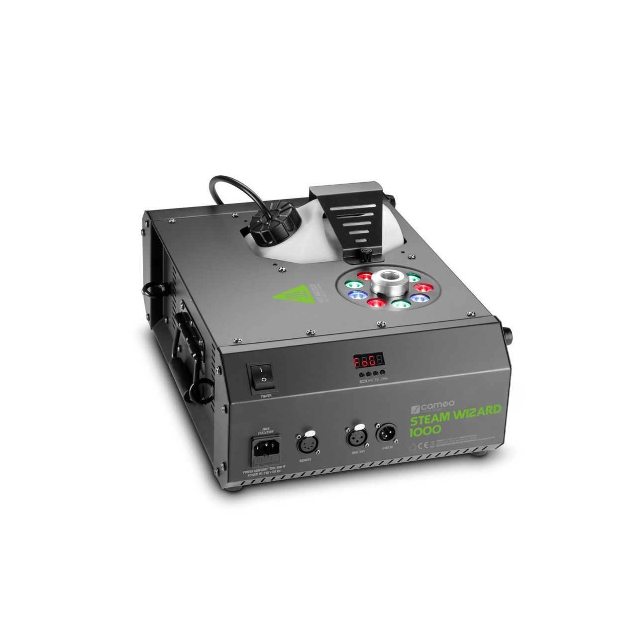 Cameo STEAM WIZARD 1000 - Nebelmaschine mit 9 LEDs für farbige Nebeleffekte