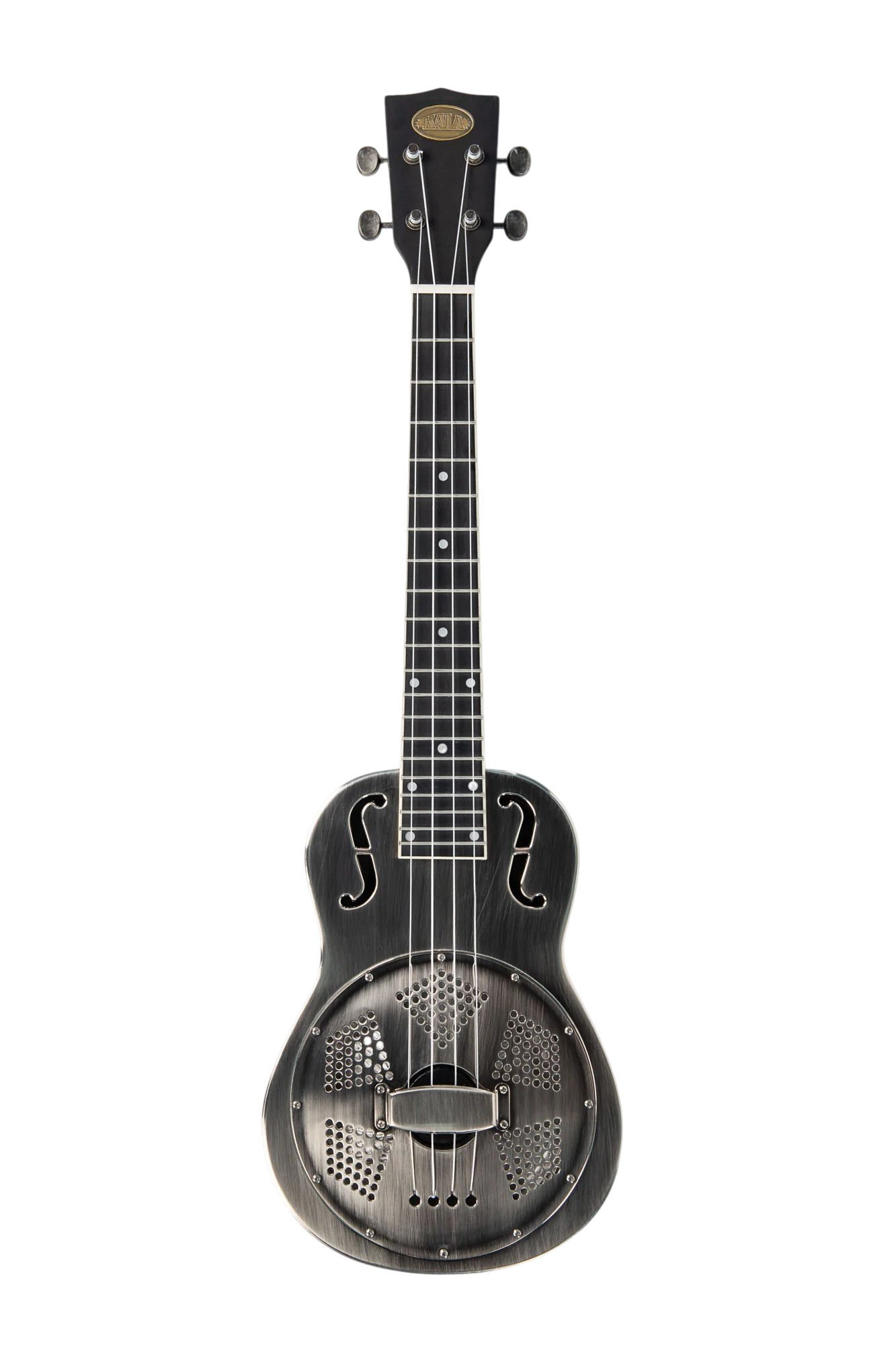 Brushed Nickel Tenor Resonator Ukulele