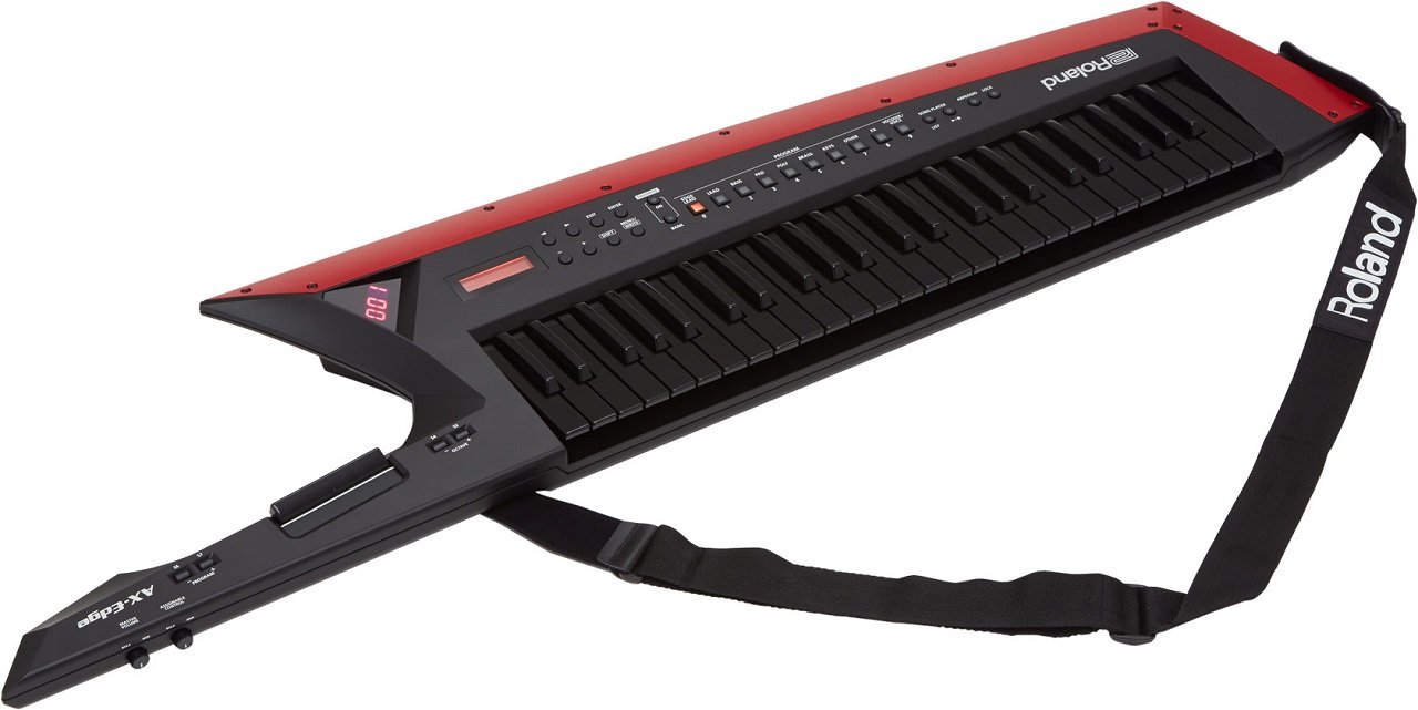 AX Edge Keytar in schwarz-rot