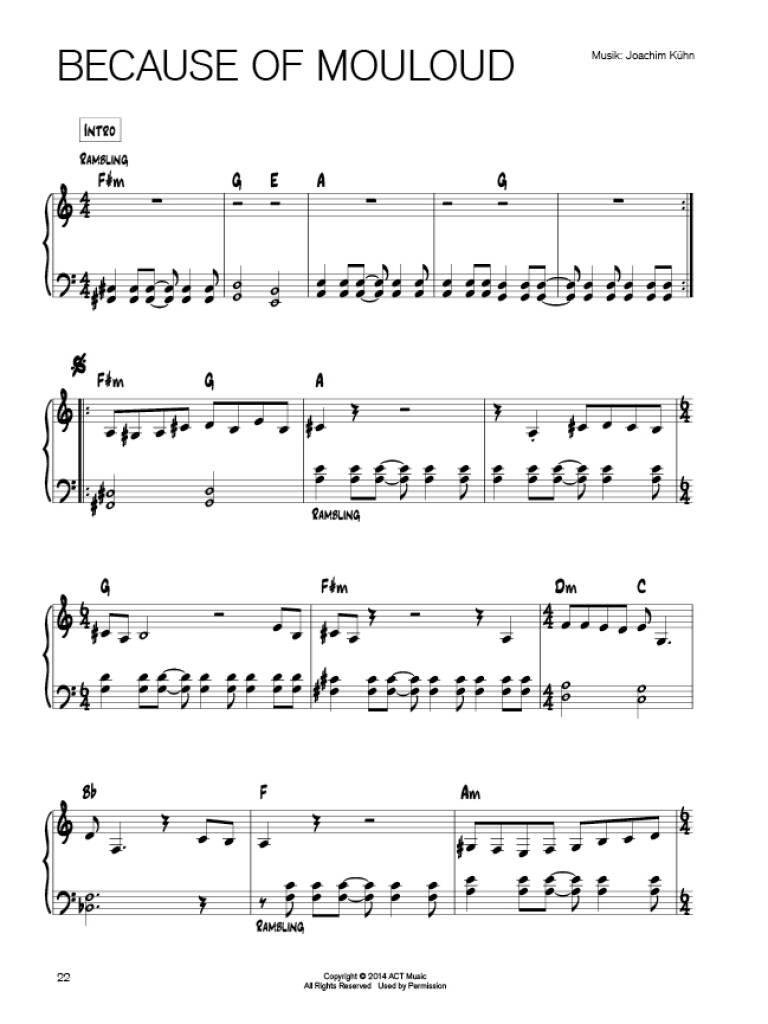 Joachim Kühn Songbook 