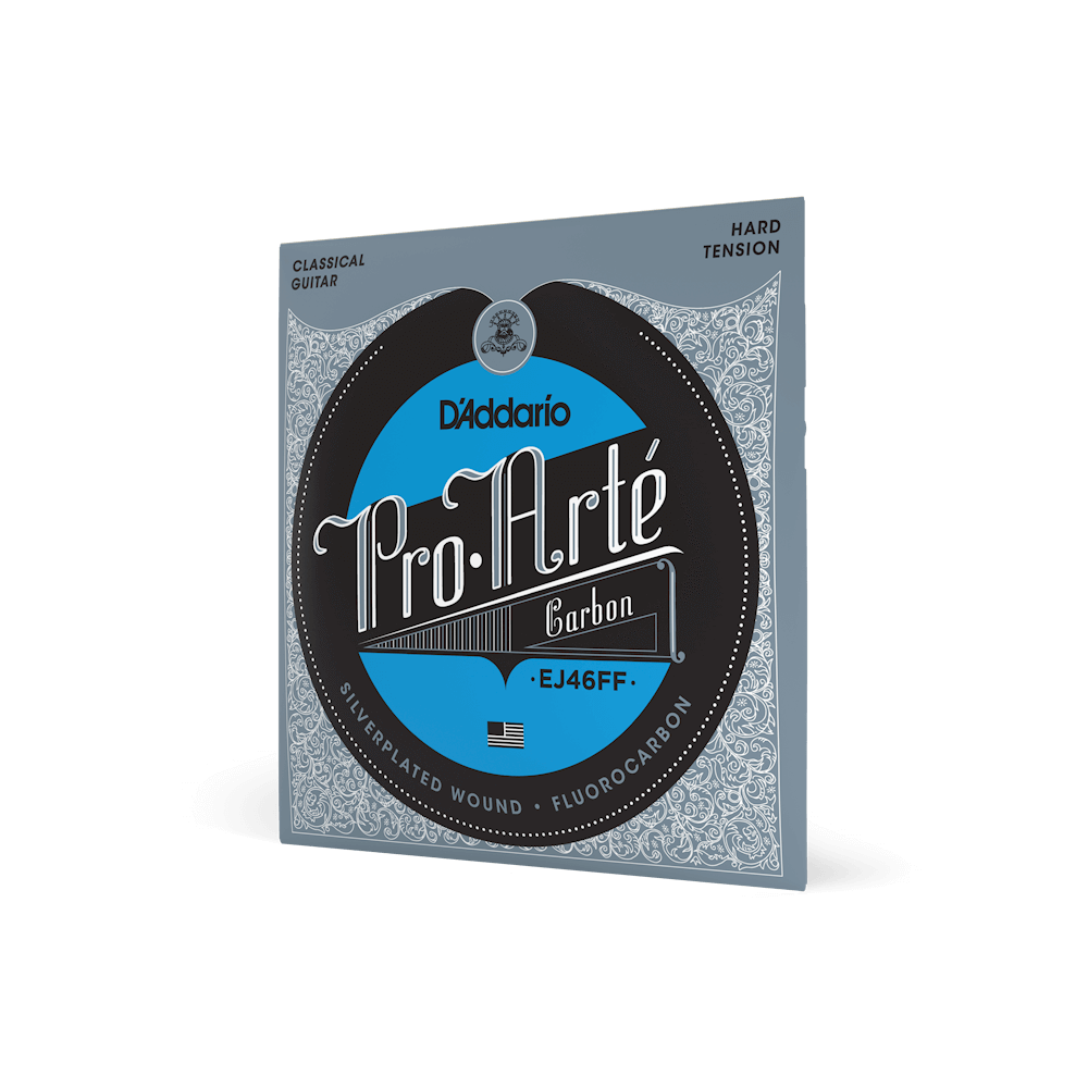 EJ46FF ProArte Carbon Classical Guitar Strings, Dynacore Basses, Hard Tension