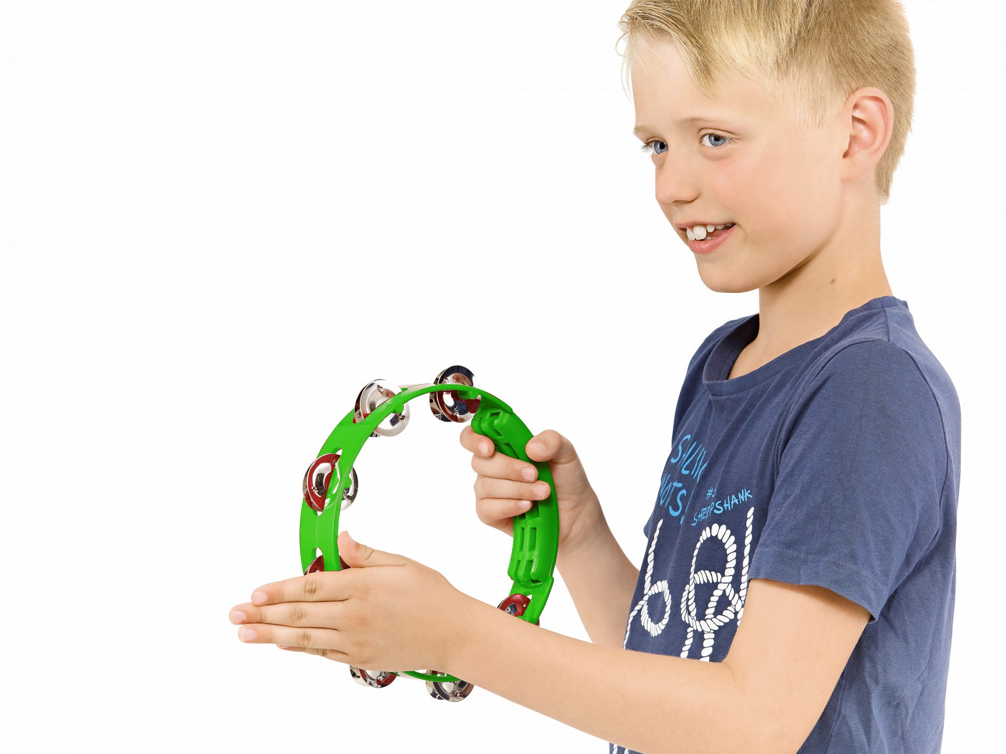 Tamburin 8" Grün – Kinder Percussion Instrument