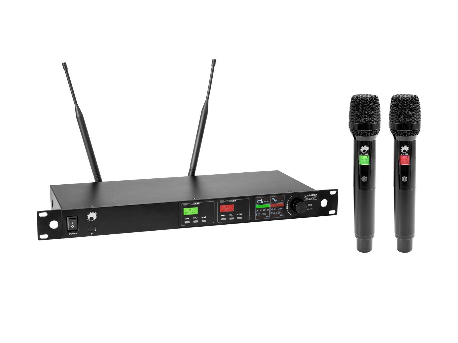 UHF-602 2-Kanal Funkmikrofon-System  520-554 MHz