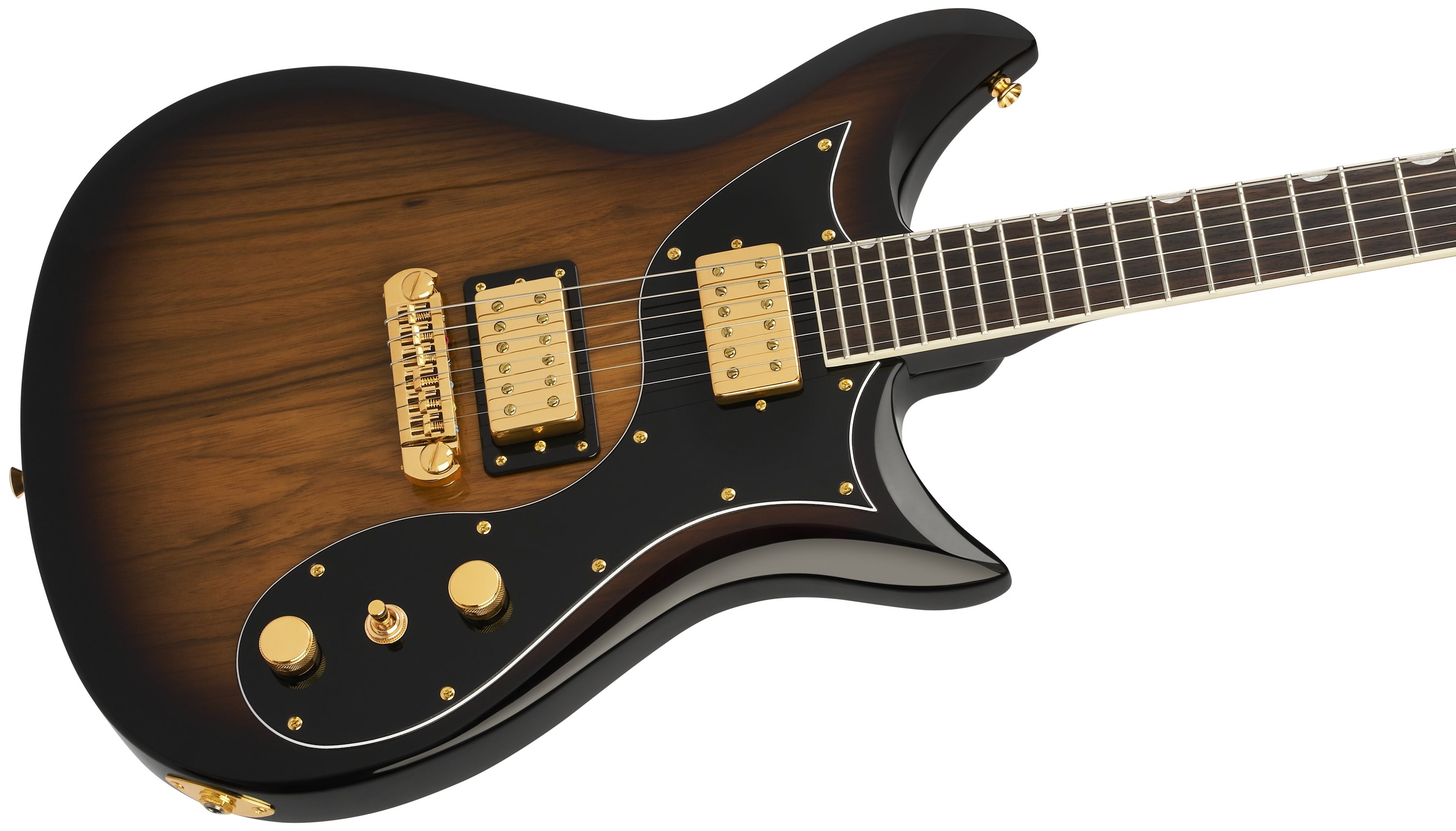 LTD Electromatic Black Limba CVT Sunburst