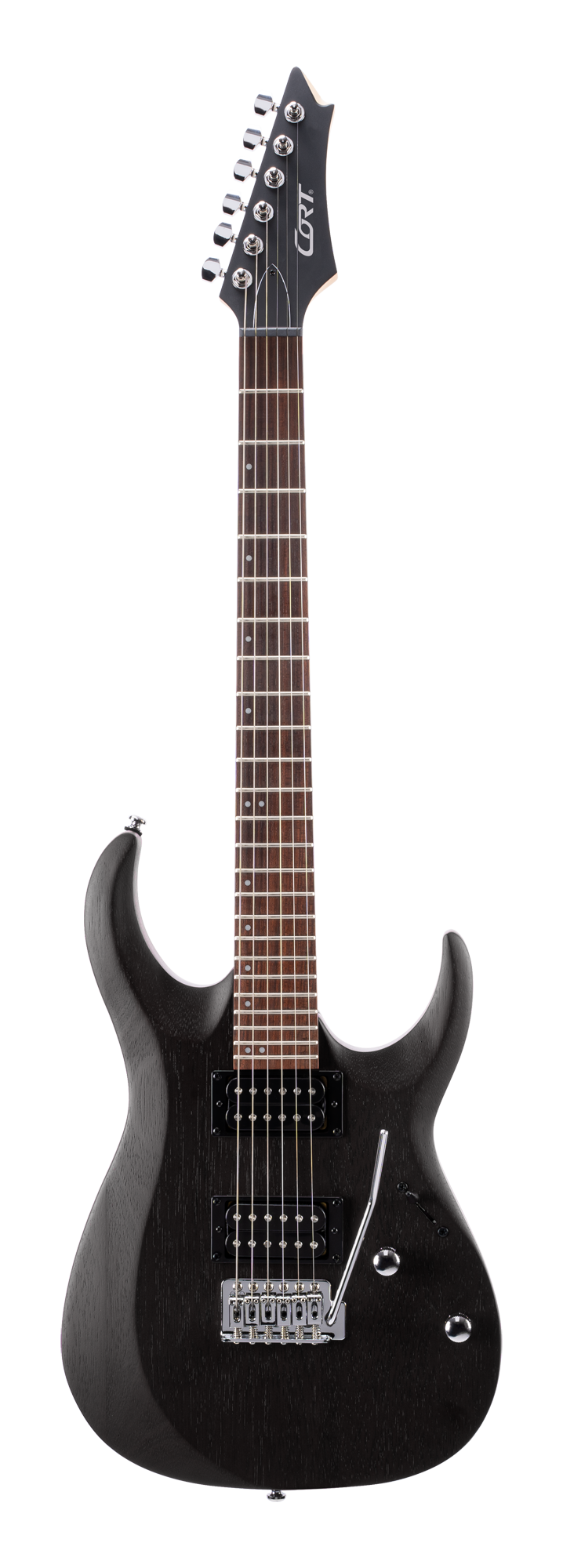 X-100 E-Gitarre Open Pore Black