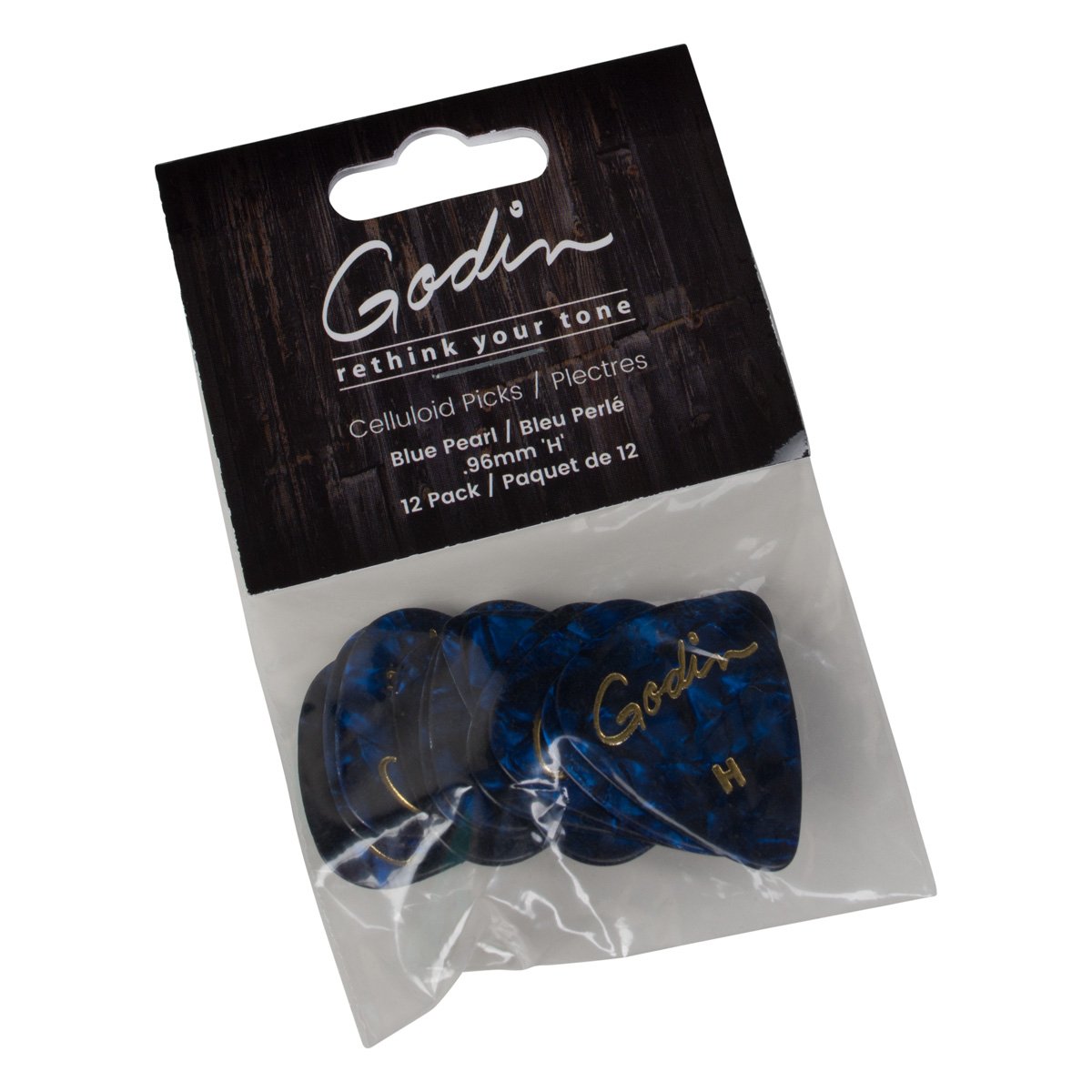 Picks Blue  Pearl .96mm Heavy
