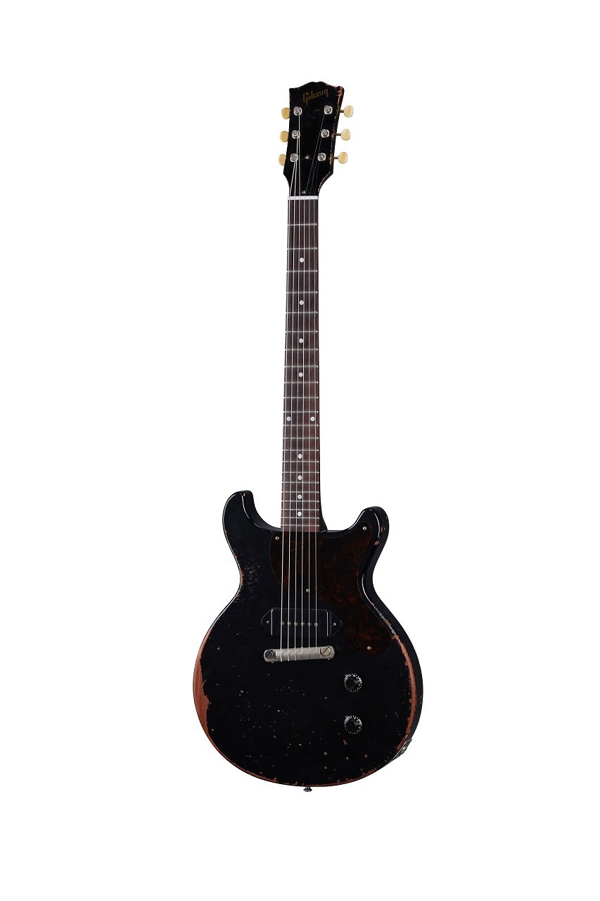 1960 Les Paul Junior Double Cut Reissue Ultra Heavy Aged - Ebony