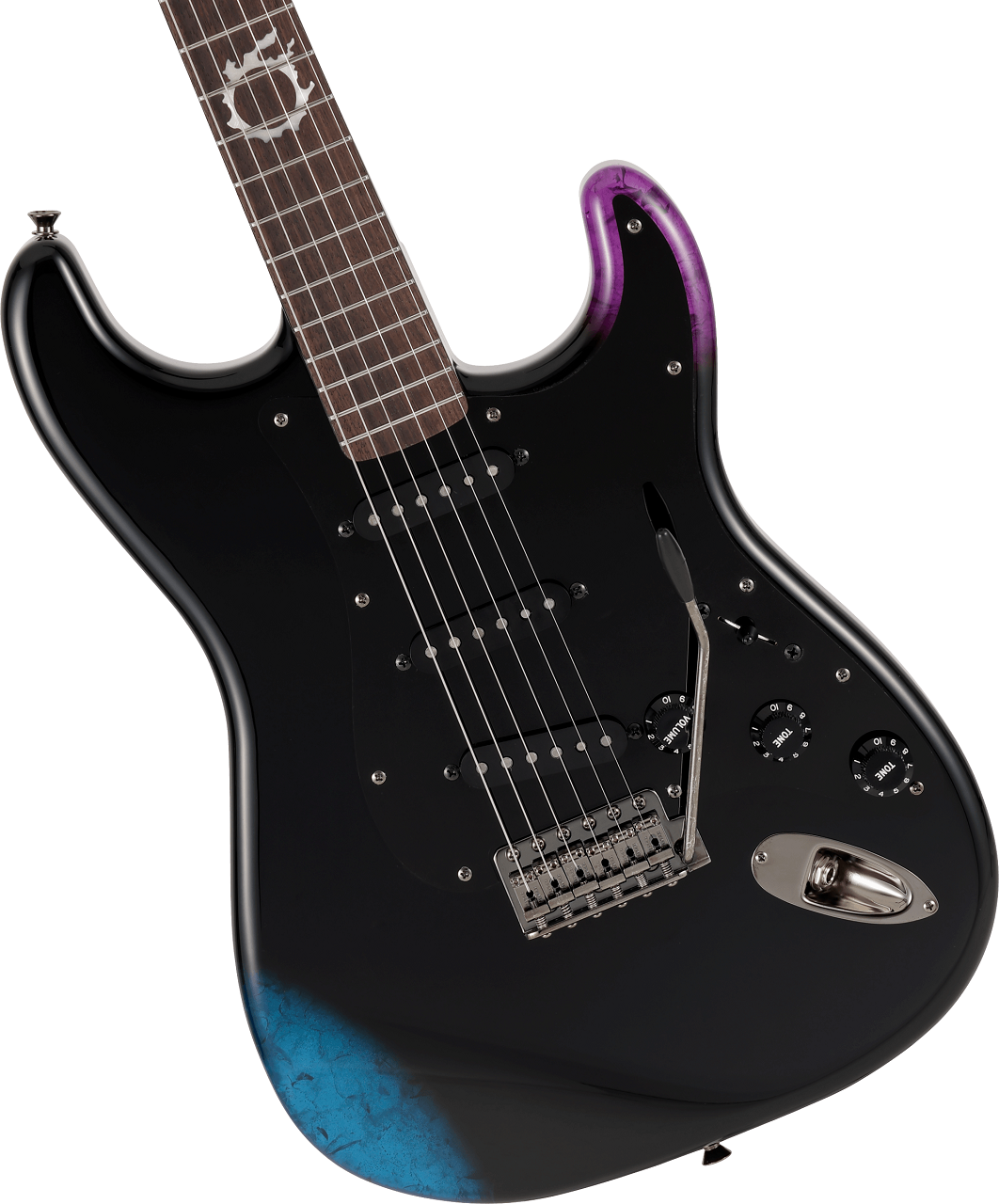 FINAL FANTASY® XIV Stratocaster®, Rosewood Fingerboard, Black