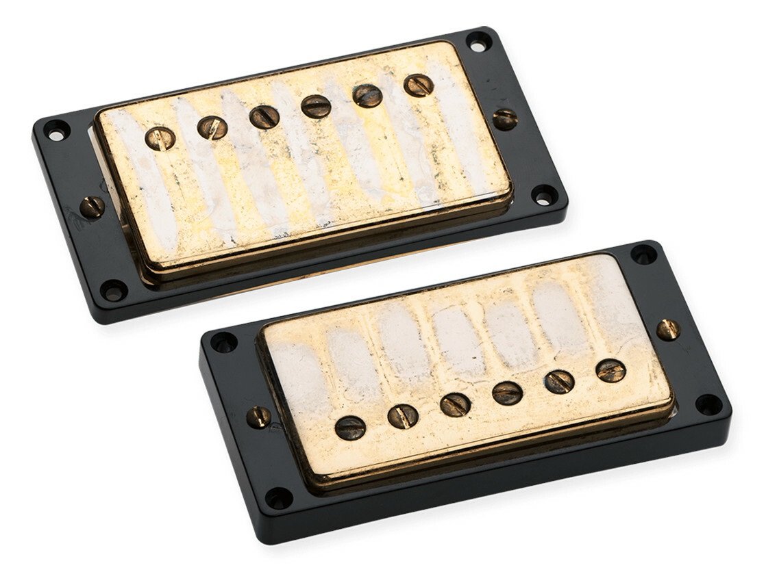 Antiquity - Humbucker Pickup Set - Gold Cover