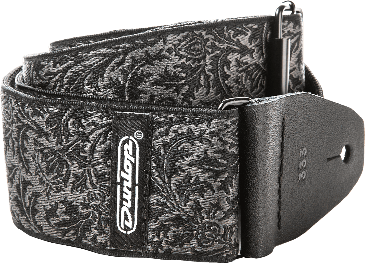 Jacquard Strap Black Thistle