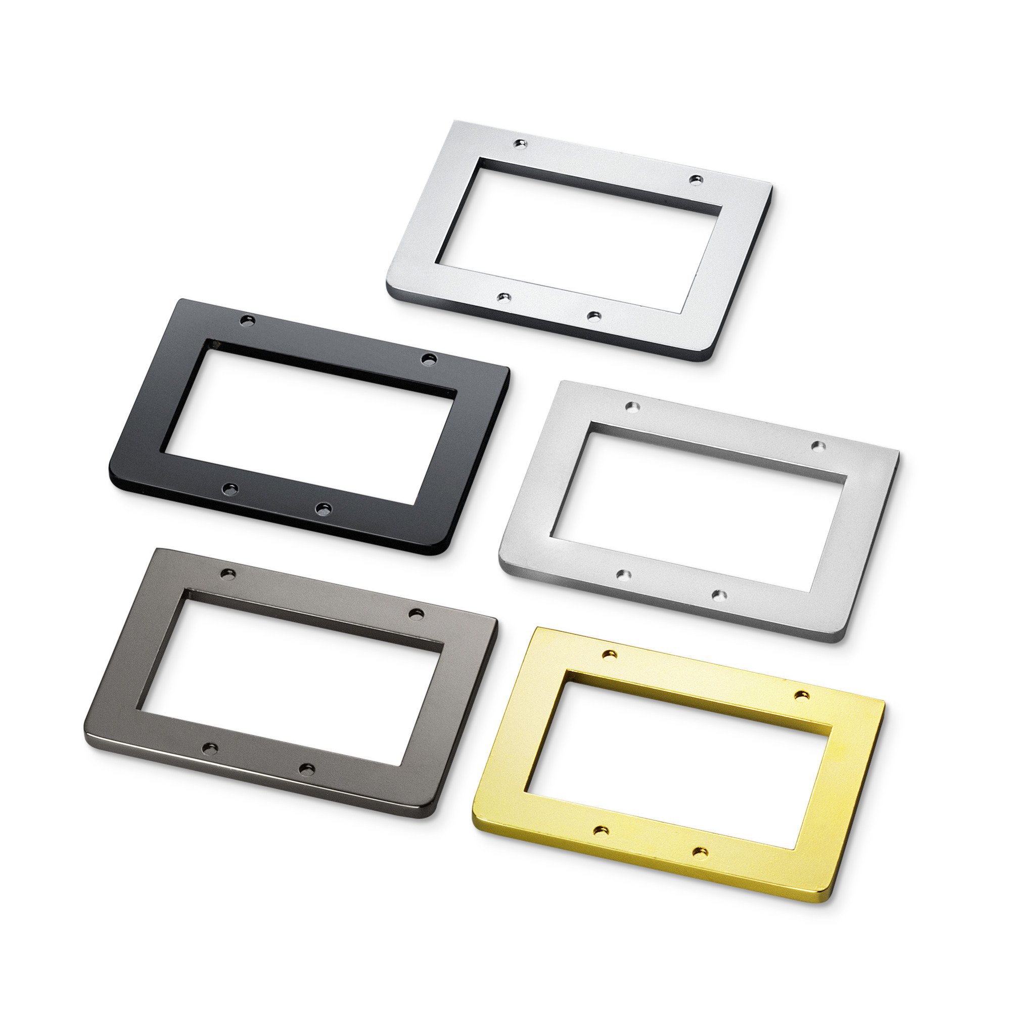 3D-6 - 1 Unterlegplatte 3mm Chrome