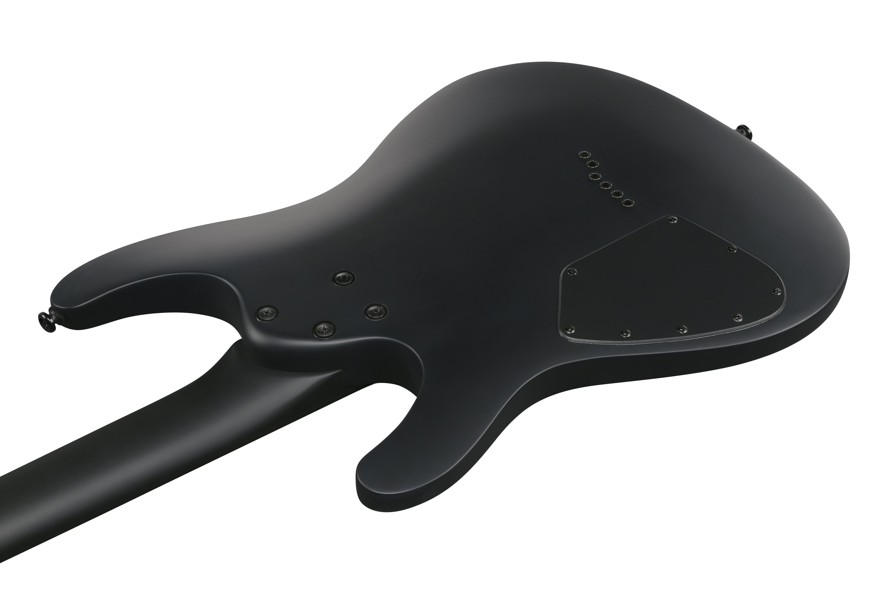 S721RB-BKF Iron Label Black Flat E-Gitarre
